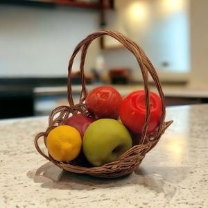 Large Lot 8 Artificial Fake Fruits - Medium